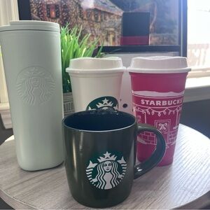 Starbucks Assorted Color Mug and Tumbler Set